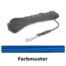 klassische Hundeleine - S - 15m - blau